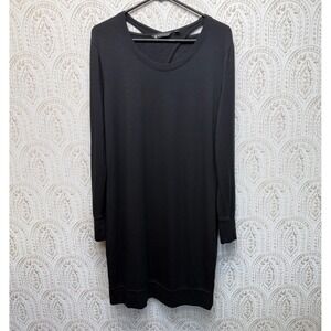 athleta carefree long sleeve dress New With Tags Athleta Carefree Long Sleeve Dress, Womens Small, Black